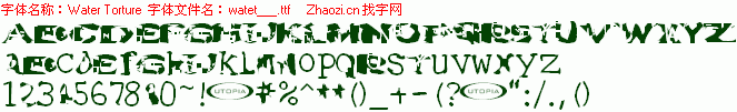 查看字体及作者详细介绍