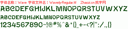 查看字体及作者详细介绍