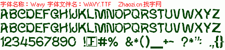 查看字体及作者详细介绍