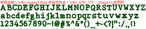 查看字体及作者详细介绍