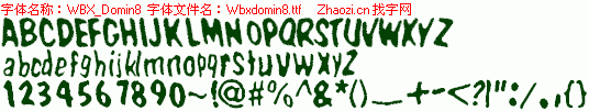 查看字体及作者详细介绍