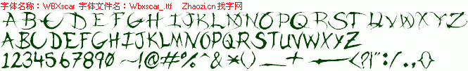 查看字体及作者详细介绍