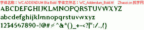 查看字体及作者详细介绍