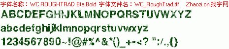 查看字体及作者详细介绍