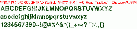 查看字体及作者详细介绍