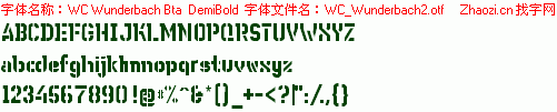 查看字体及作者详细介绍