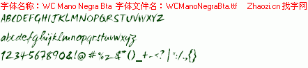 查看字体及作者详细介绍