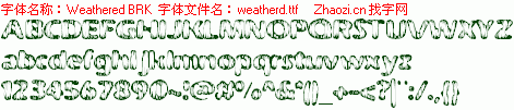 查看字体及作者详细介绍