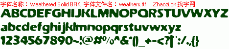 查看字体及作者详细介绍