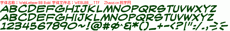 查看字体及作者详细介绍