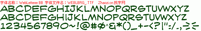 查看字体及作者详细介绍