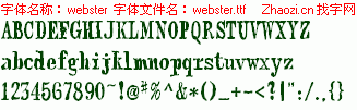 查看字体及作者详细介绍