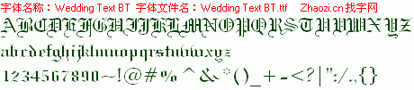 查看字体及作者详细介绍