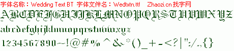 查看字体及作者详细介绍