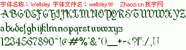 查看字体及作者详细介绍