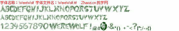 查看字体及作者详细介绍