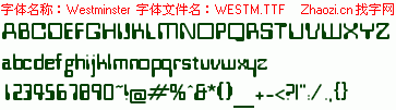 查看字体及作者详细介绍