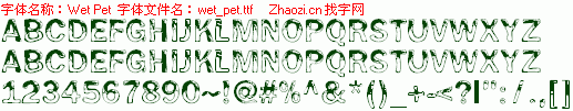 查看字体及作者详细介绍