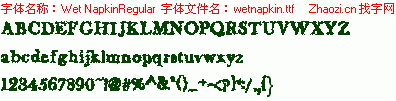 查看字体及作者详细介绍