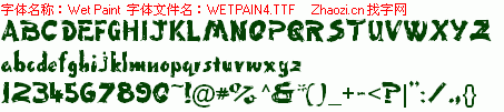 查看字体及作者详细介绍