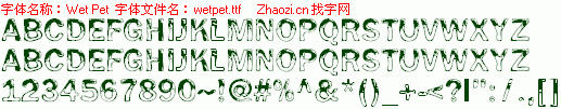 查看字体及作者详细介绍