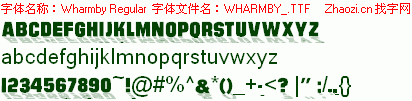 查看字体及作者详细介绍