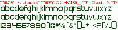 查看字体及作者详细介绍