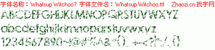 查看字体及作者详细介绍
