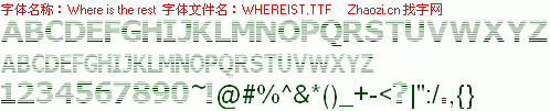 查看字体及作者详细介绍