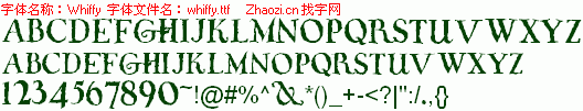 查看字体及作者详细介绍