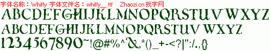查看字体及作者详细介绍