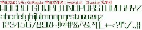 查看字体及作者详细介绍