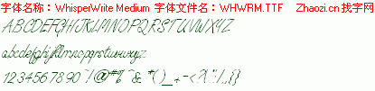 查看字体及作者详细介绍