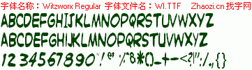 查看字体及作者详细介绍