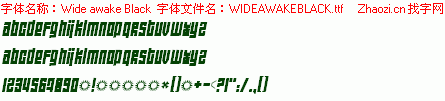 查看字体及作者详细介绍