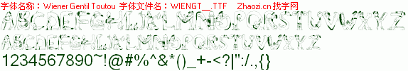 查看字体及作者详细介绍