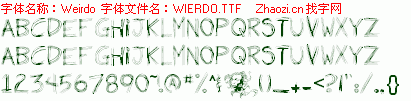 查看字体及作者详细介绍