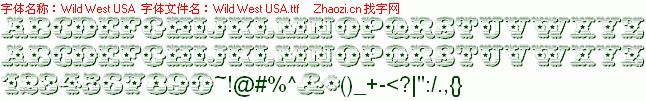 查看字体及作者详细介绍