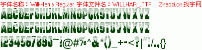查看字体及作者详细介绍
