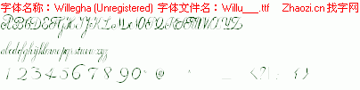 查看字体及作者详细介绍