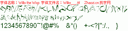 查看字体及作者详细介绍