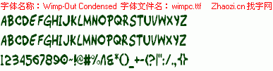 查看字体及作者详细介绍