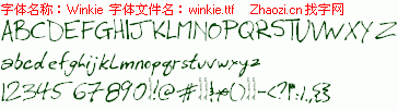 查看字体及作者详细介绍