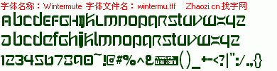 查看字体及作者详细介绍