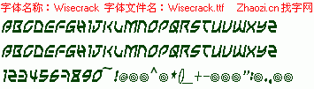 查看字体及作者详细介绍