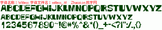 查看字体及作者详细介绍
