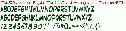 查看字体及作者详细介绍