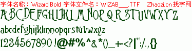 查看字体及作者详细介绍