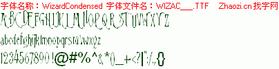 查看字体及作者详细介绍