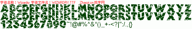 查看字体及作者详细介绍